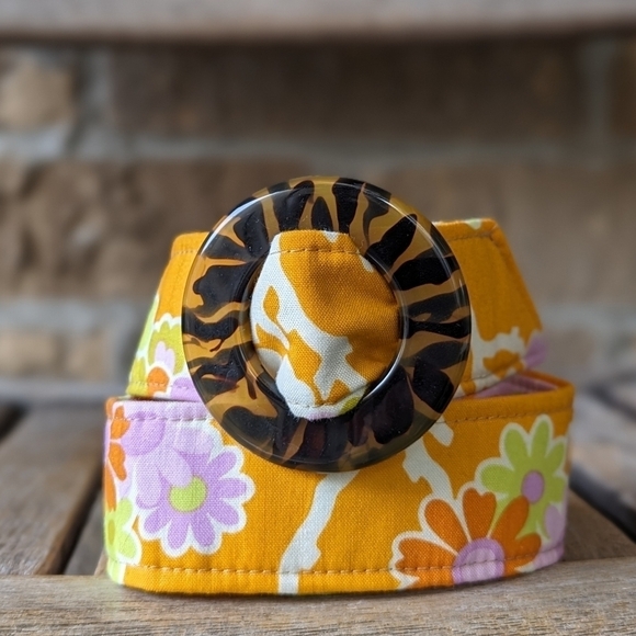 Magical Scraps Retro Floral Colorful Belt - Picture 6 of 6